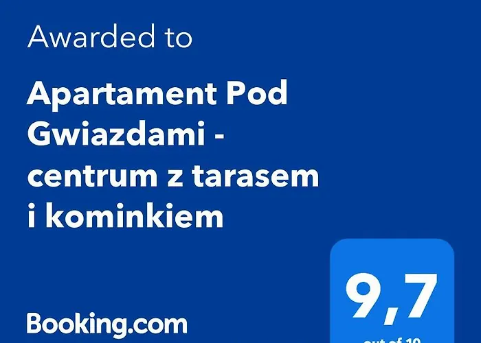 Apartament Pod Gwiazdami - Centrum Z Tarasem I Kominkiem